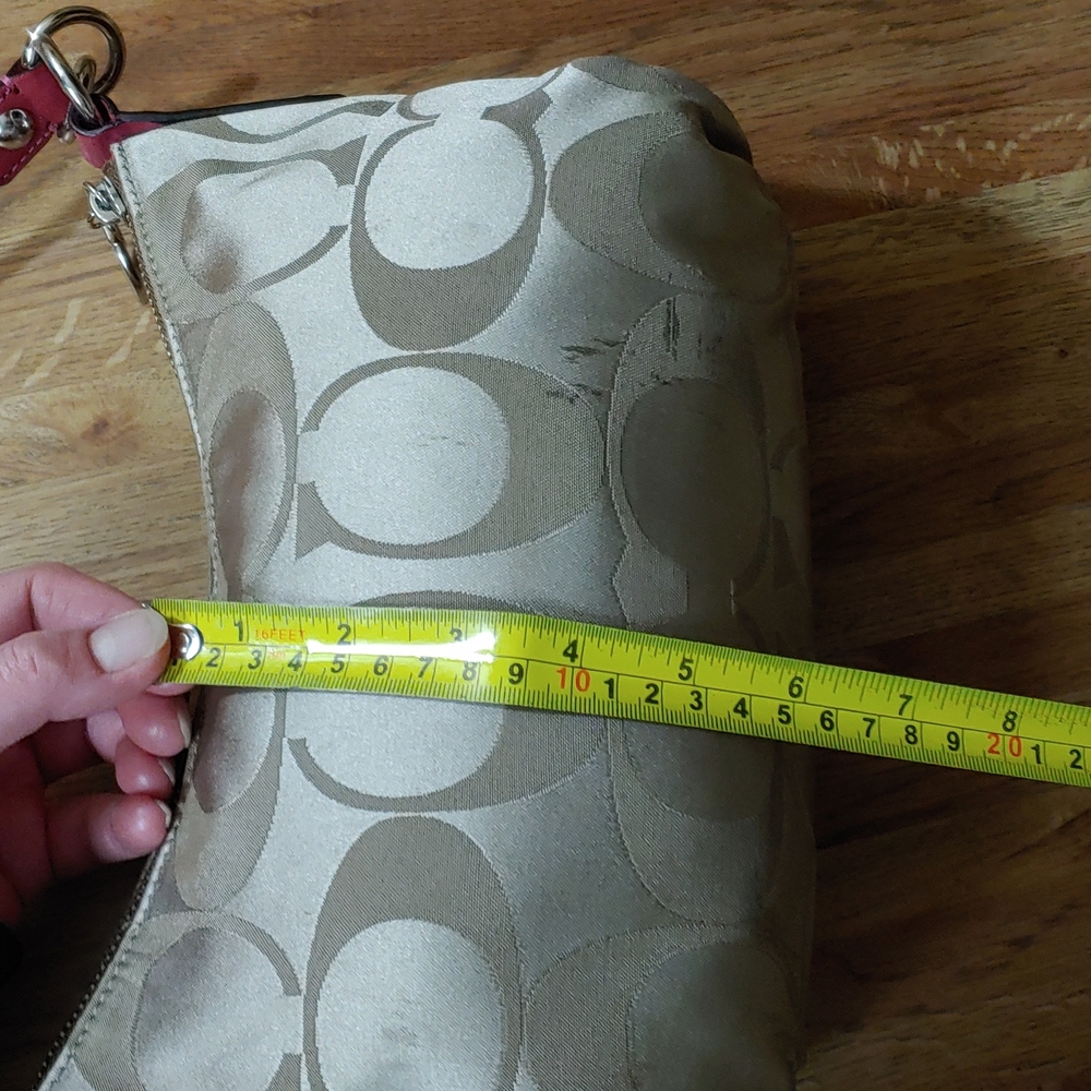 Coach Sateen Leather Shoulder Bag - Picture 15 of 16